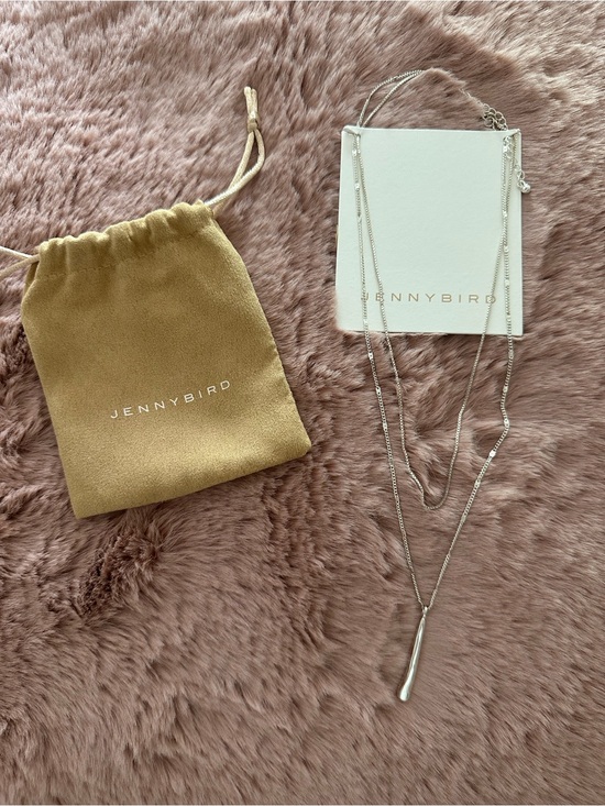 Jenny Bird Jewelry - Jennybird Leana Pendant - Sterling Silver Plated